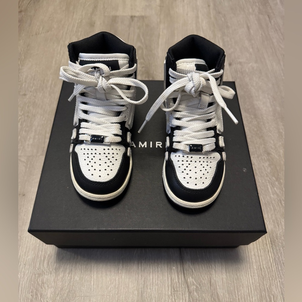 Amiri High-Top Sneakers Black and White